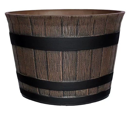 16" Jumbo Single Whiskey Barrel Planter